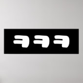 KEKEKE ㅋ ㅋ Korean Slang Poster (Voorkant)