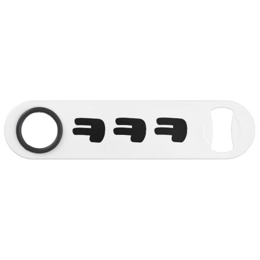 KEKEKE ㅋ ㅋ Korean Slang Speed Flessenopener (Voorkant (Horizontaal))