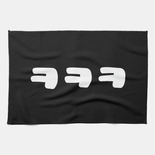 KEKEKE ㅋ ㅋ Korean Slang Theedoek (Horizontaal)