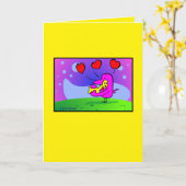 "Kekers!" Wenskaart #102 Kaart (Gele Bloem)