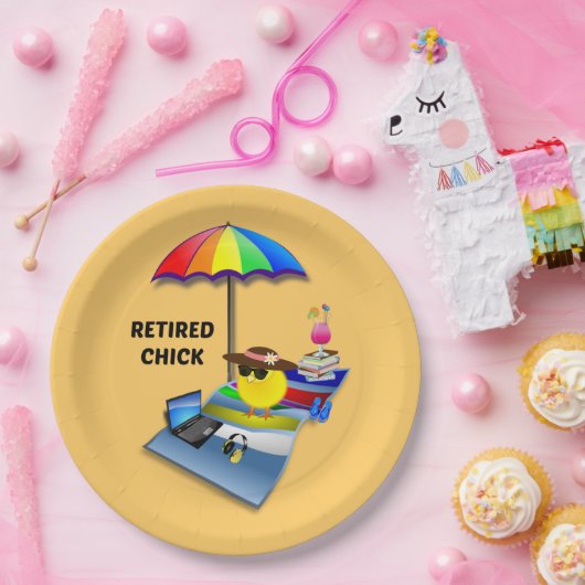 Kekker, kleurrijk en schattig, papieren Borden Papieren Bordje (Feest)