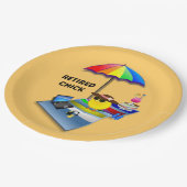 Kekker, kleurrijk en schattig, papieren Borden Papieren Bordje (Gekanteld)