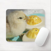 Kekuiken en eieren van varkens 2 muismat (Met muis)