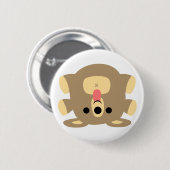 Keky Cartoon Beer knop badge Ronde Button 5,7 Cm (Voorkant /achterkant)