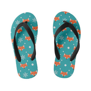 Keky kleine vossen kinder teenslippers
