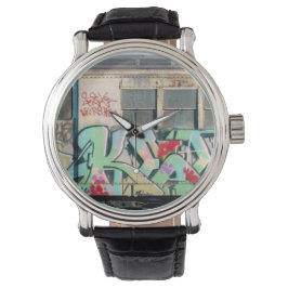 KEL139 Classic New York City Graffiti Horloge