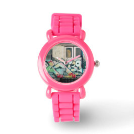 Kel139 Wildstyle Glam  Graffiti Horloge