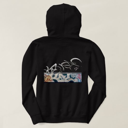 Kel1st Classic Graffiti Vrouwen Subway Hoodie (Design achterkant)