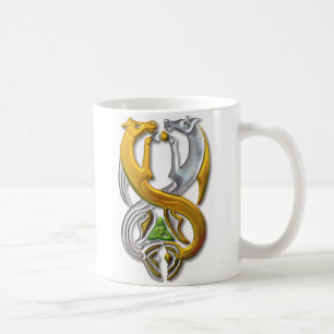 Kelaartgoud en zilver koffiemok