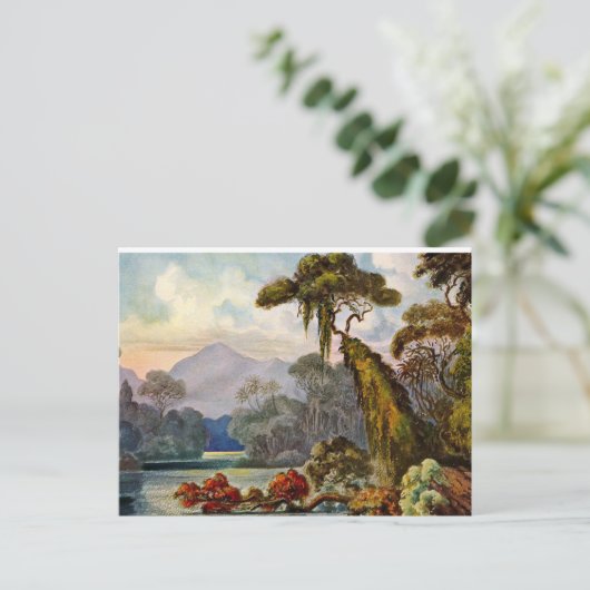 Kelany Ganga Ernst Haeckel Schilderij 1882 Briefkaart (Staand voorkant)