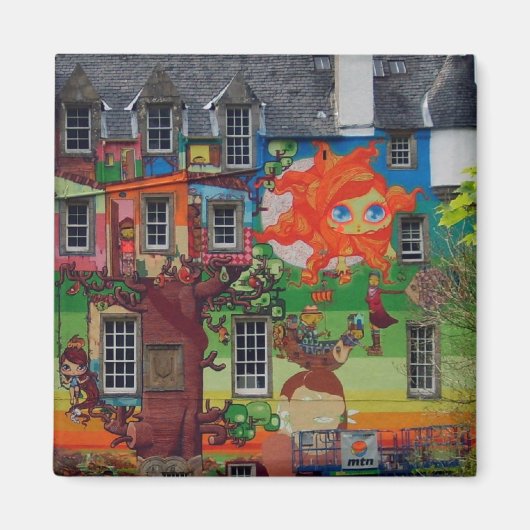 Kelburn Castle Braziliaanse kunstmagneet Magneet (Voorkant)