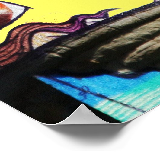 Kelburn Castle Graffiti Project Fairlie Scotland Poster (Hoek)