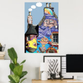 Kelburn Castle Graffiti Project Fairlie Scotland Poster (Thuiskantoor)