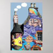 Kelburn Castle Graffiti Project Fairlie Scotland Poster (Voorkant)