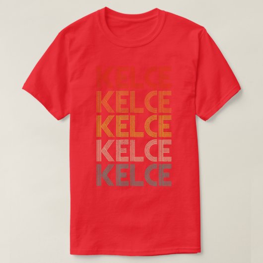 Kelce  Retro T-shirt (Design voorkant)