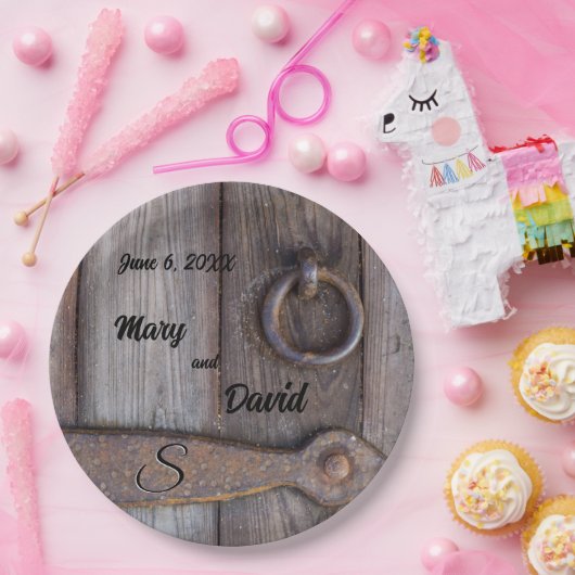 Kelder Deurgreep Bruiloft Papier Bord (Feest)