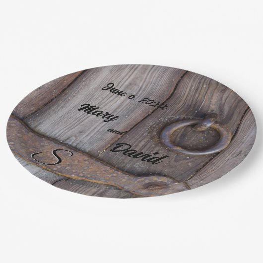 Kelder Deurgreep Bruiloft Papier Bord (Gekanteld)