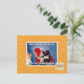 Kelder Kat krijgt steenkool Briefkaart (Staand voorkant)