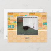 Kelder Kat, licht gedesoriënteerd Briefkaart (Voorkant / Achterkant)