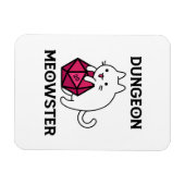 Kelder Meowster Kat Grappig Magneet (Horizontaal)