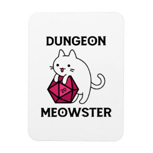 Kelder Meowster Kat Grappig Magneet