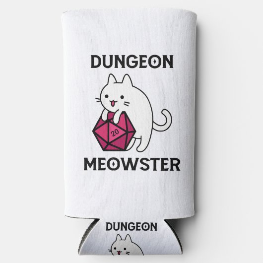 Kelder Meowster Kat Grappig Seltzer Blikjeskoeler (Voorkant)