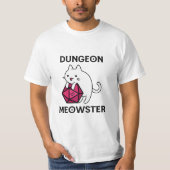 Kelder Meowster Kat Grappig T-shirt (Voorkant)