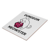 Kelder Meowster Kat Grappig Tegeltje (Zijkant)