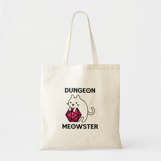 Kelder Meowster Kat Grappig Tote Bag (Voorkant)