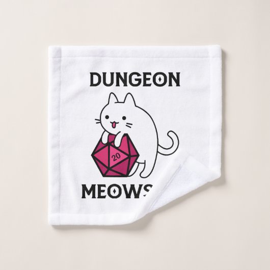 Kelder Meowster Kat Grappig Washandje (Wasdoekje)