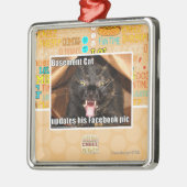 kelder metalen ornament (Links)