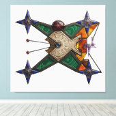 Kelderartefact Canvas Afdruk (Insitu (Houten vloer))