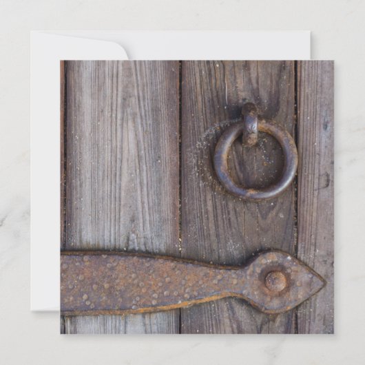 Kelderdeurhendel Trouw Save The Date (Achterkant)