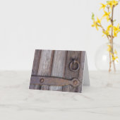 Kelderdeurkruk Wenskaart Kaart (Gele Bloem)