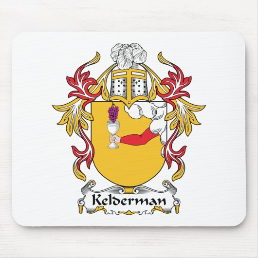 Kelderman Family Crest Muismat (Voorkant)