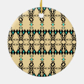 Kele ~ Sparrow Keramisch Ornament (Achterkant)