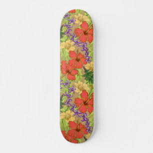 Keleah Tropische Hawaiaanse Hibiscus Nep Hout Persoonlijk Skateboard