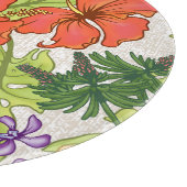 Keleah Tropische Hawaiiaanse Hibiscus en Orchideeë Snijplank (Hoek)