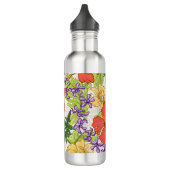 Keleah Tropische Hawaiiaanse Hibiscus en Orchideeë Waterfles (Links)