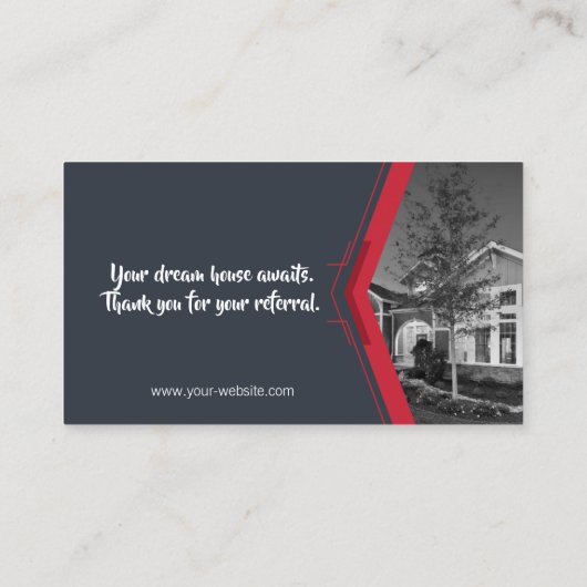 Keler Williams Realty Visitekaartje (Achterkant)