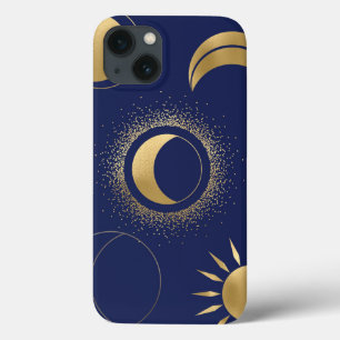 Kelestische gouden zonnesmafstanden paars blauw Case-Mate iPhone case
