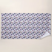 Kelestische Unicorns Beach Towel Strandlaken (Voorkant)