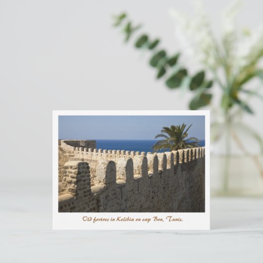 Kelibia. Tunis. Briefkaart (Staand voorkant)