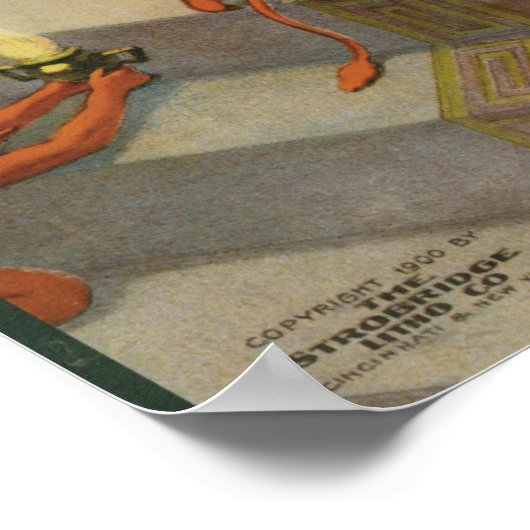 Kellaire Levitation  Magicische Advertisatie Poster (Hoek)