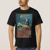 Kellar de goochelaar Levitation Magic Poster T-shirt (Voorkant)