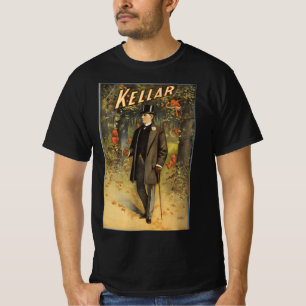 Kellar de goochelaar Loop in de Bossen Magic Poste T-shirt