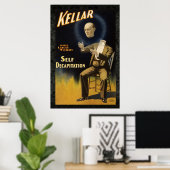 Kellar de Magicia II Weer  36 x 24 Pos Poster (Thuiskantoor)