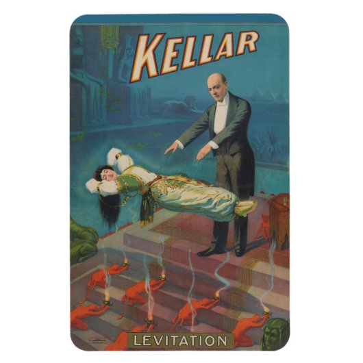 Kellar de Magician Levitation Magnet Magneet (Verticaal)