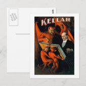 Kellar de Magische  Magie Briefkaart (Voorkant / Achterkant)