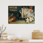 Kellar en zijn verbijsterende kabinet mysteries poster (Keuken)